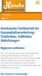 Mobile Screenshot of hueneke-nb.de