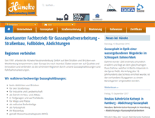 Tablet Screenshot of hueneke-nb.de